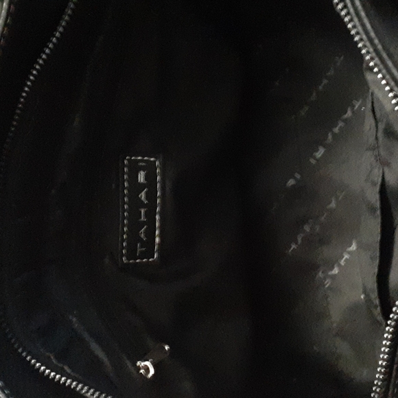 Tahari Black Satchel - Picture 4 of 4